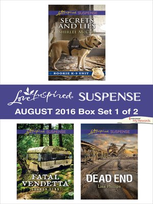cover image of Harlequin Love Inspired Suspense August 2016, Box Set 1 of 2